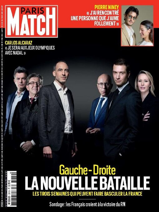 Title details for Paris Match by Lagardere Media News - Available